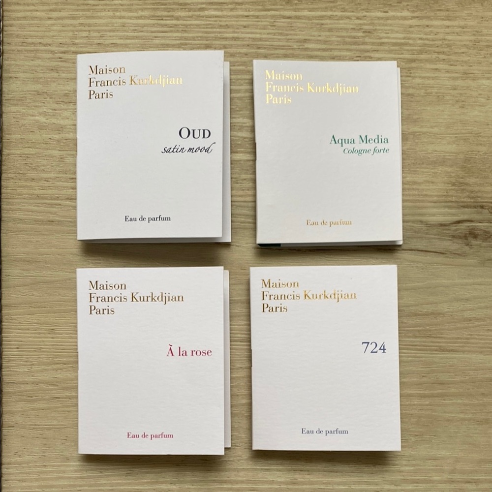 Maison Francis Kurkdjian Fragrance Sample Collection